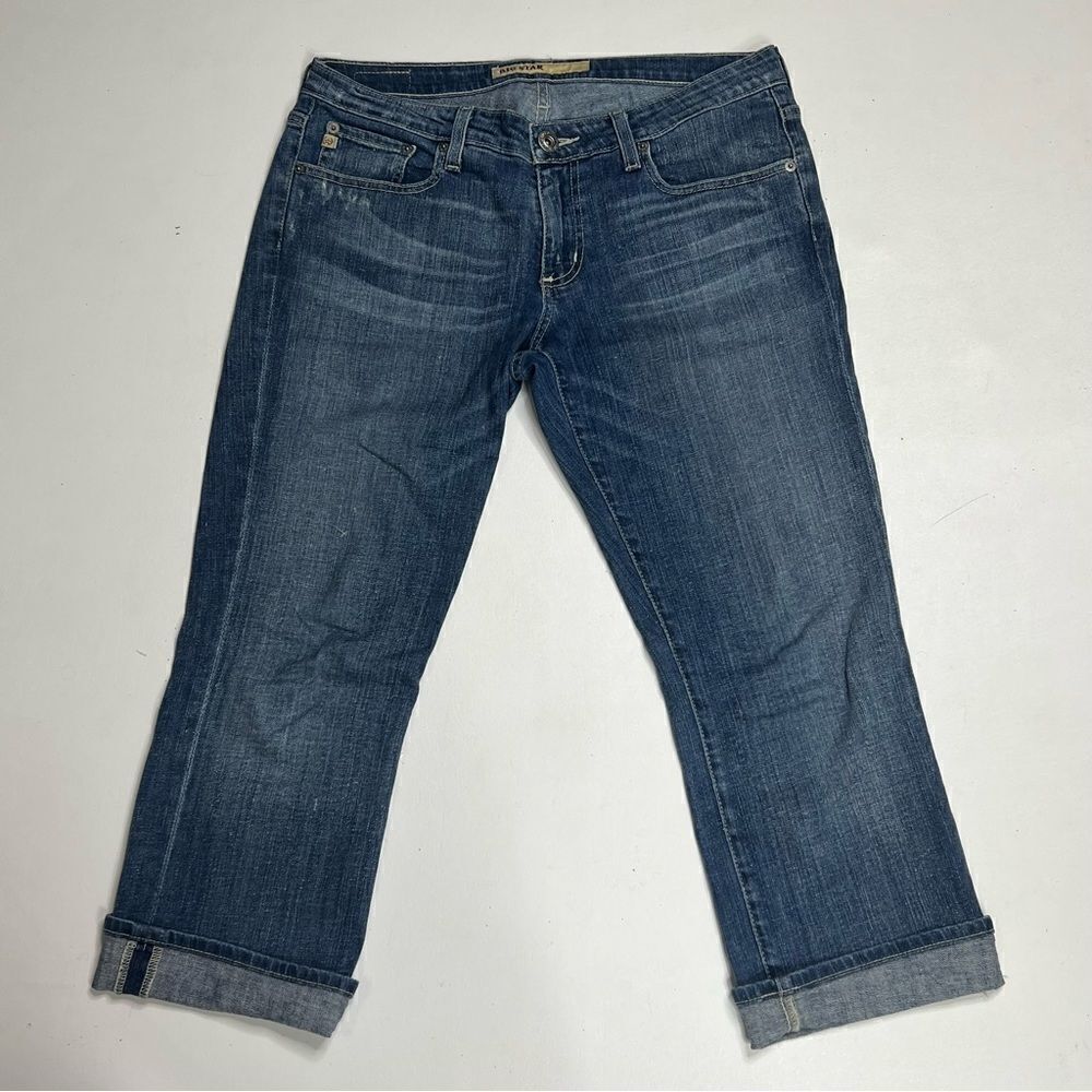 Big Star | Slight Factory Distressed Mid Rise Capri’s